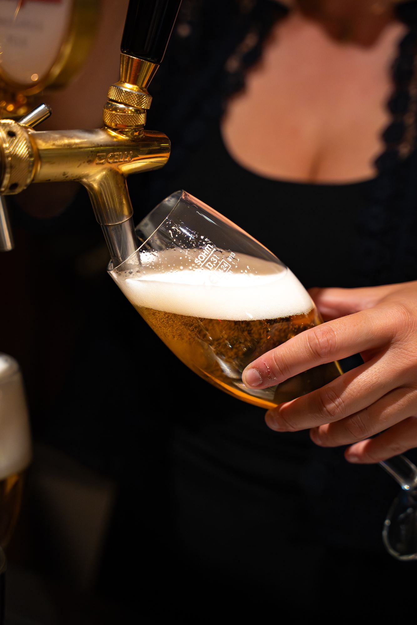 Bier vom Zapfhahn