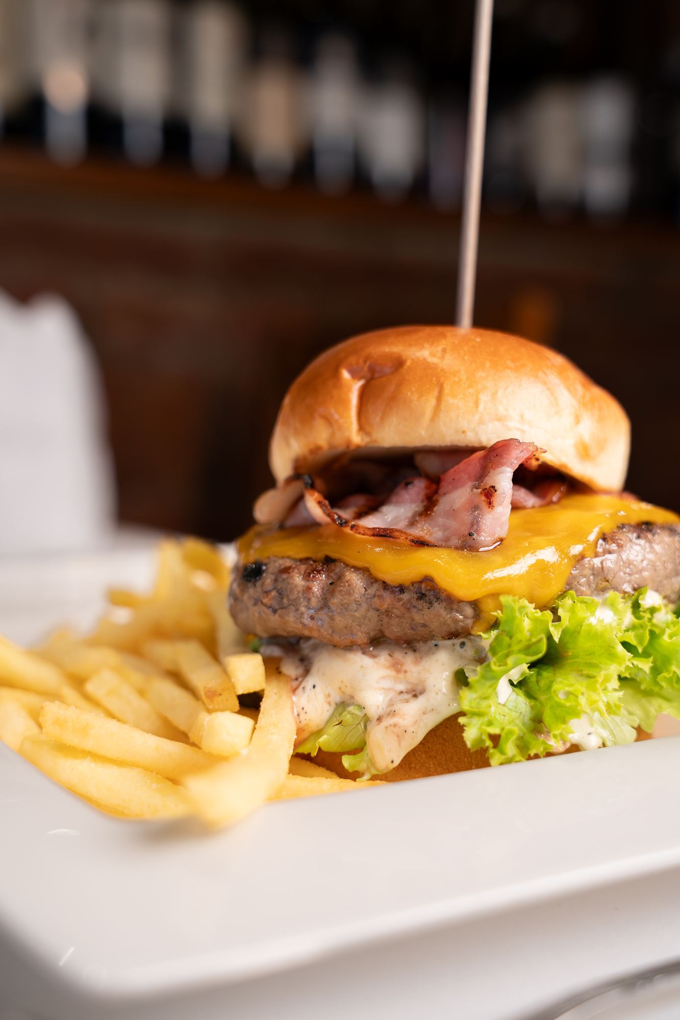 Bacon cheeseburger